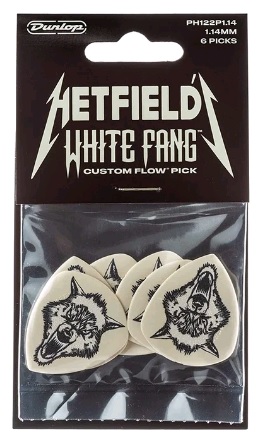 Dunlop Guitar Pick Hetfield´s White Fang Custom Flow 1,14 mm