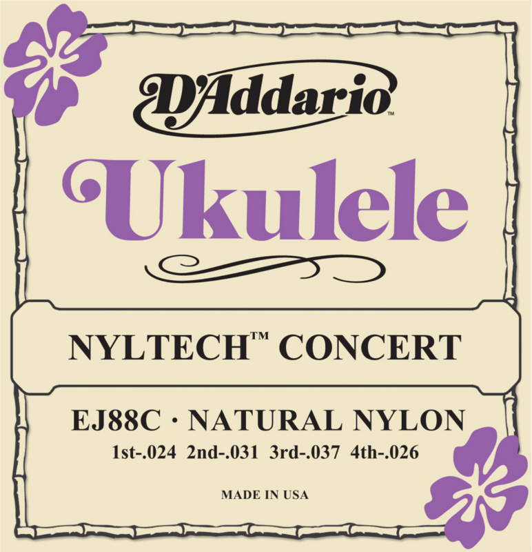 Daddario EJ88C Concert Nyltech Ukulele