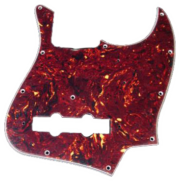 Fender 60s/70s Era Jazz Bass Pickguard '62 Tortoise Shell