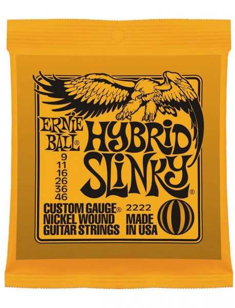 Ernie Ball 2222 Hybrid Slinky 9/46