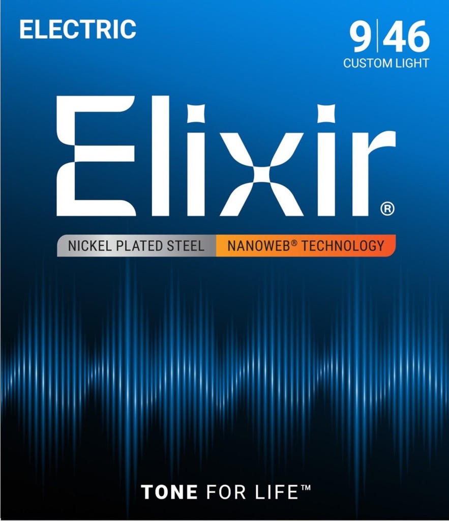 Elixir Nanoweb 9/46 Custom Light 12027