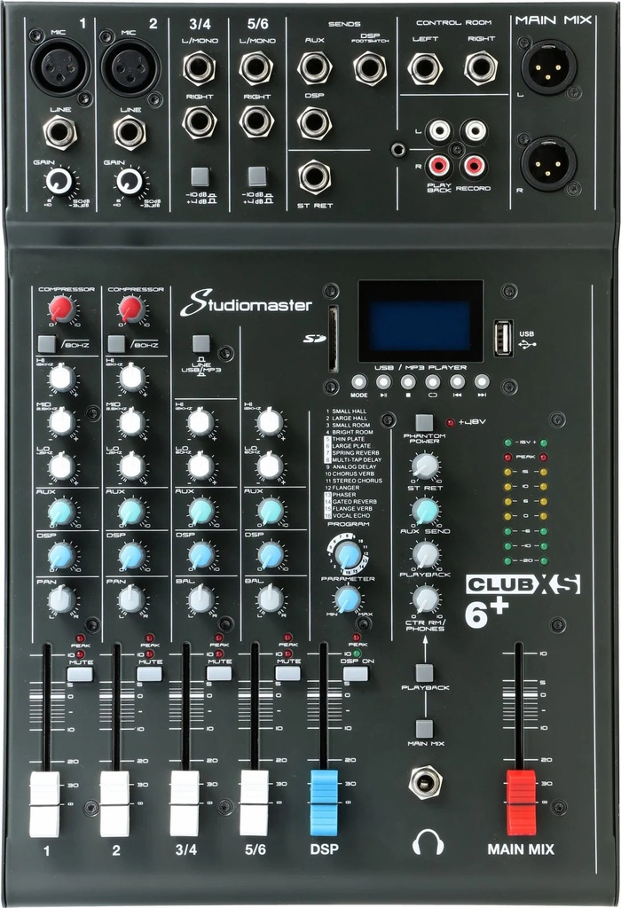 Studiomaster Club XS 6+