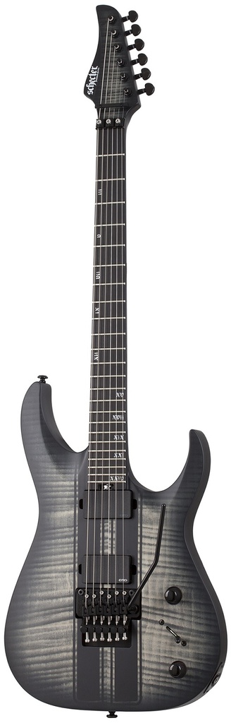 Schecter Banshee GT FR Satin Charcoal Burst