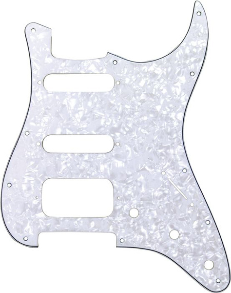 Fender Contemporary Strat HSS Pickguard White Pearl