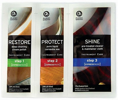 Daddario PWPK Express Guitar Polish Packs Restore Protect Shine