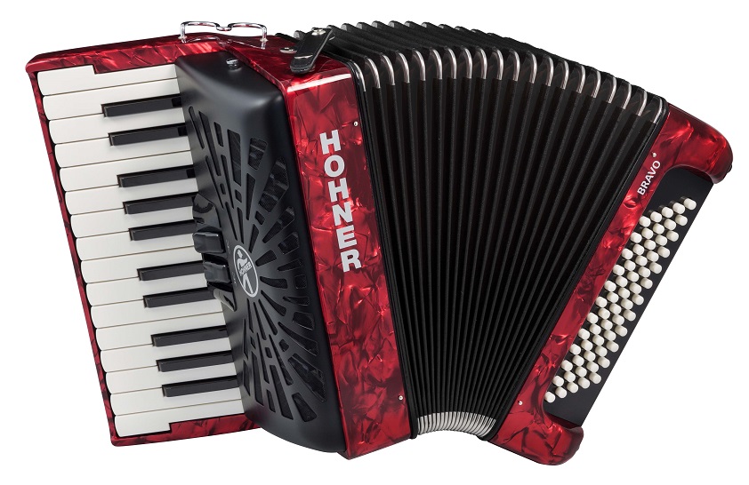 Hohner Bravo II 60 Red silent key