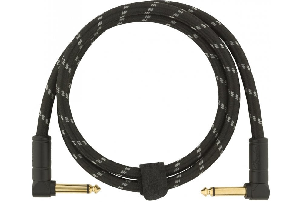 Fender Deluxe Instrument Cable Black Tweed 0.9m