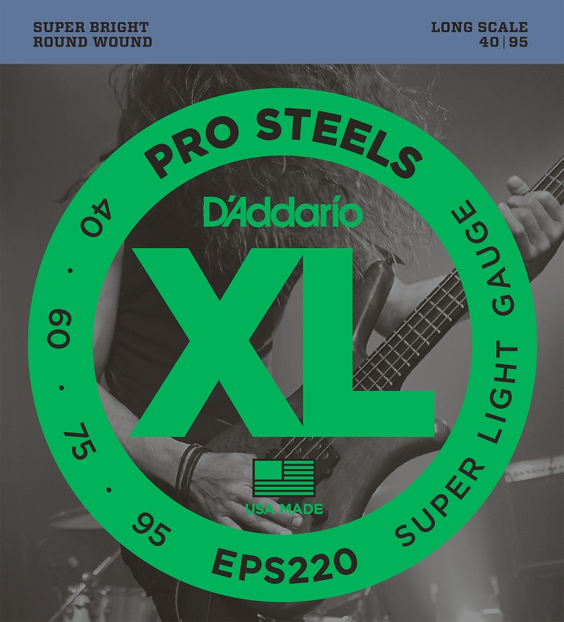 Daddario EPS220 Super Light Long Scale 40/95 Pro Steels