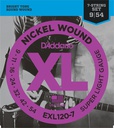 Daddario EXL120-7 Super Light 09/54 Nickel Wound