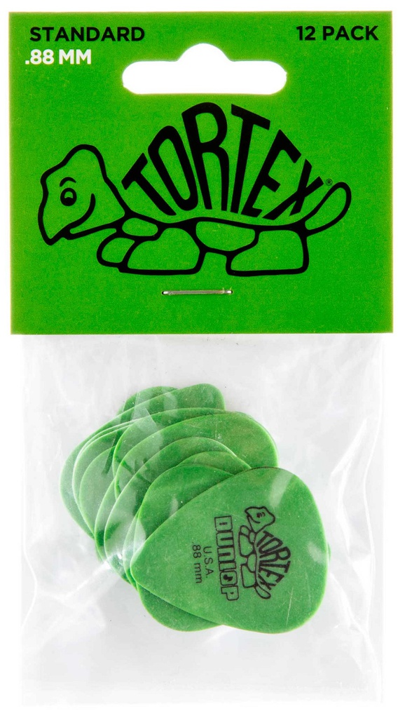 Dunlop 418P.88 Guitar Pick Tortex Standard 0,88 mm