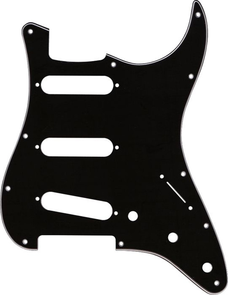 Fender Contemporary Strat SSS Pickguard Black