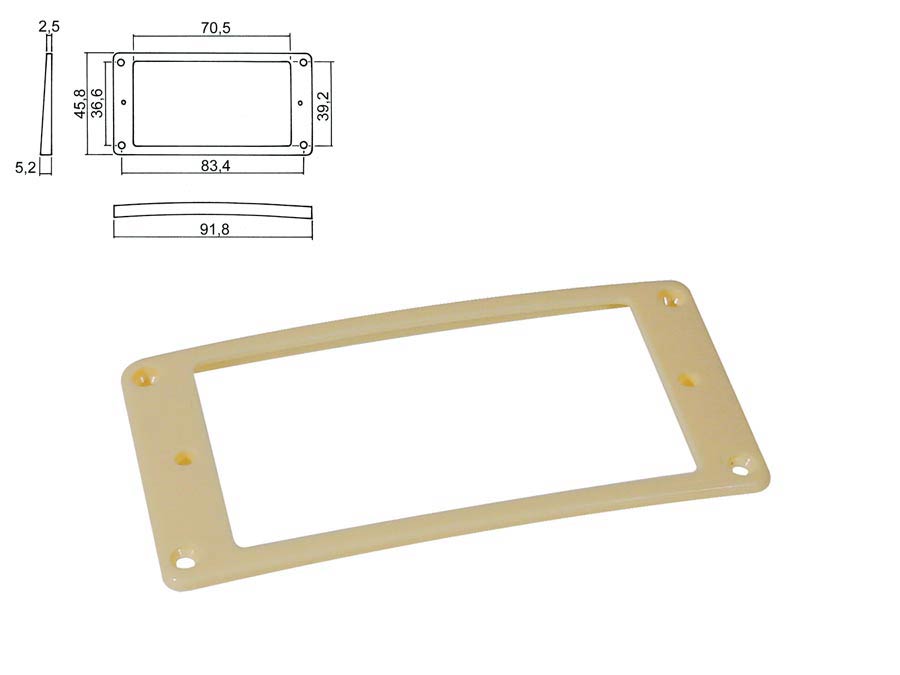 Boston HPR08SCR Humbucker Frame