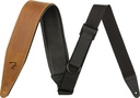 Fender Right Height Leather Strap, Cognac, 2.5"