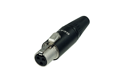 Neutrik RT3FC-B Mini-xlr Fêmea