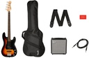 Fender Squier Affinity P Bass PJ Pack 3-SB