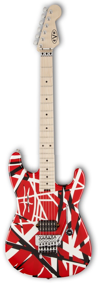 EVH Stripe Red with Black Stripes