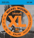 Daddario EXL110 Regular Light 10/46 Nickel Wound