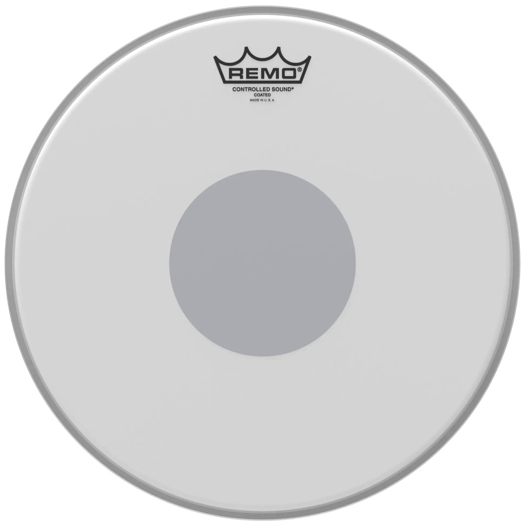 Remo Controlled Sound Coated 13" Black Dot