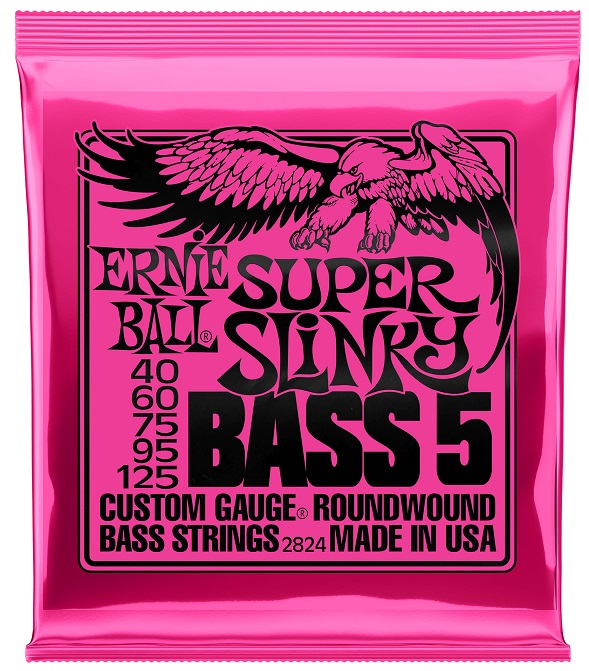 Ernie Ball 2824 Super Slinky Bass 5 Cordas 40/125