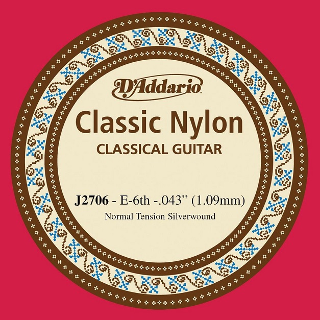 Daddario J2706 E6 Single String