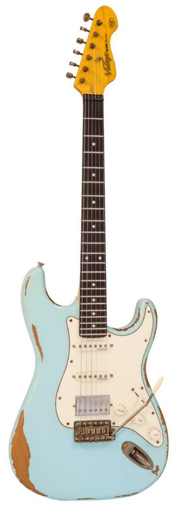 Vintage Icon V6HMRLB Ultra-Gloss Distressed Laguna Blue