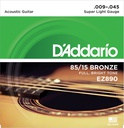 Daddario EZ890 Super Light 09/45