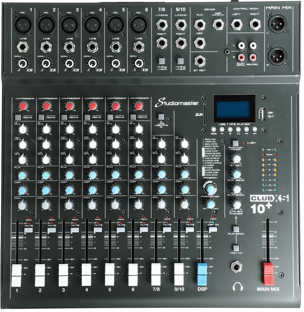 Studiomaster Club XS 10+