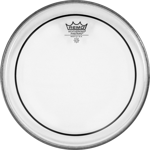 Remo Pinstripe Clear 12"