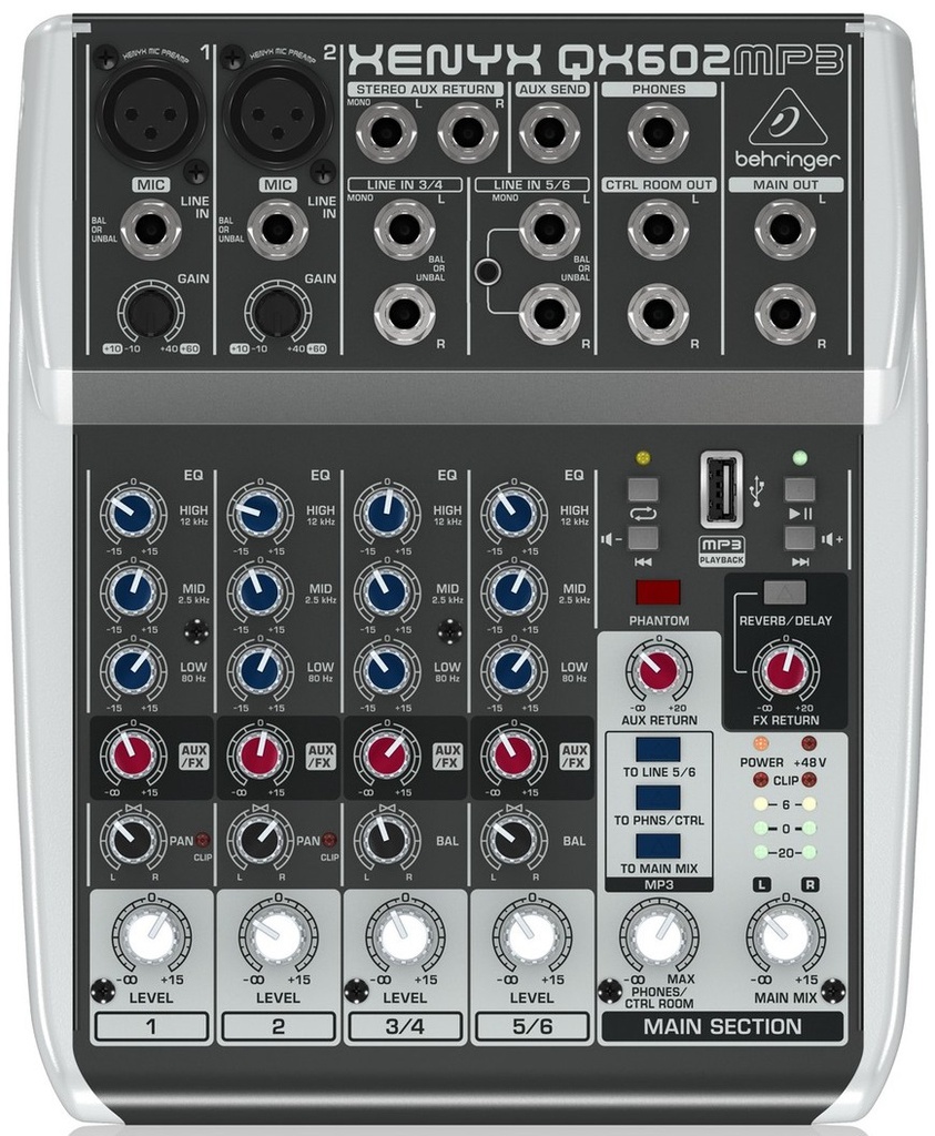 Behringer Xenyx QX602MP3