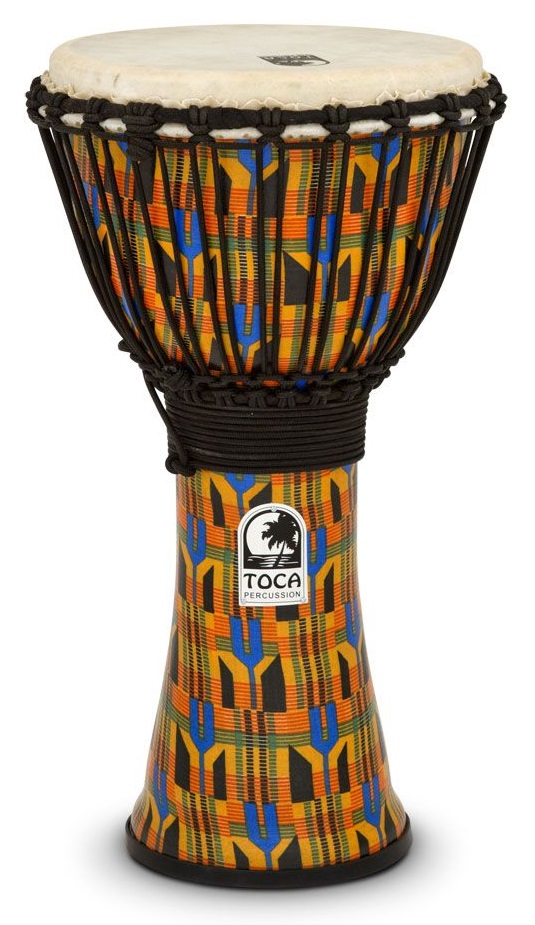 Toca SFDJ-10K 10" Freestyle Djembe Kente Cloth