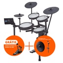 Roland TD-17KV2 E-Drum com OFERTA pedal DW-2000 + 1x Roland CY-12C + 1x Roland MDY-Cymbal Stand