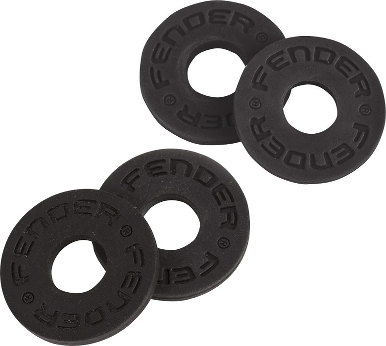 Fender Strap Blocks, 2 Pares, Preto