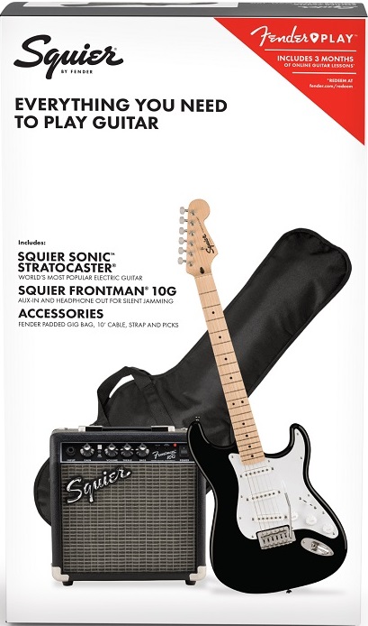 Fender Squier Sonic Strat Pack Black