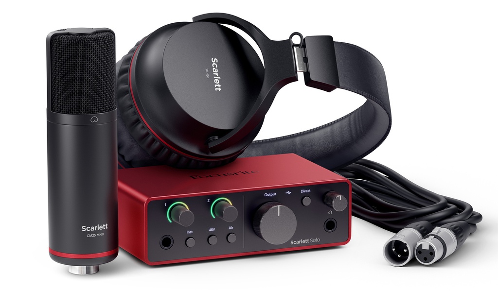 Focusrite Scarlett Solo Studio Pack 4th Gen