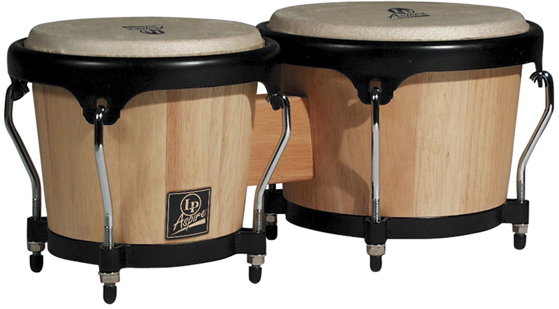 Latin Percussion LPA601-AW Aspire Bongos Natural