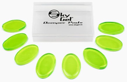 SkyGel Gel Damper Pads Crystal Green