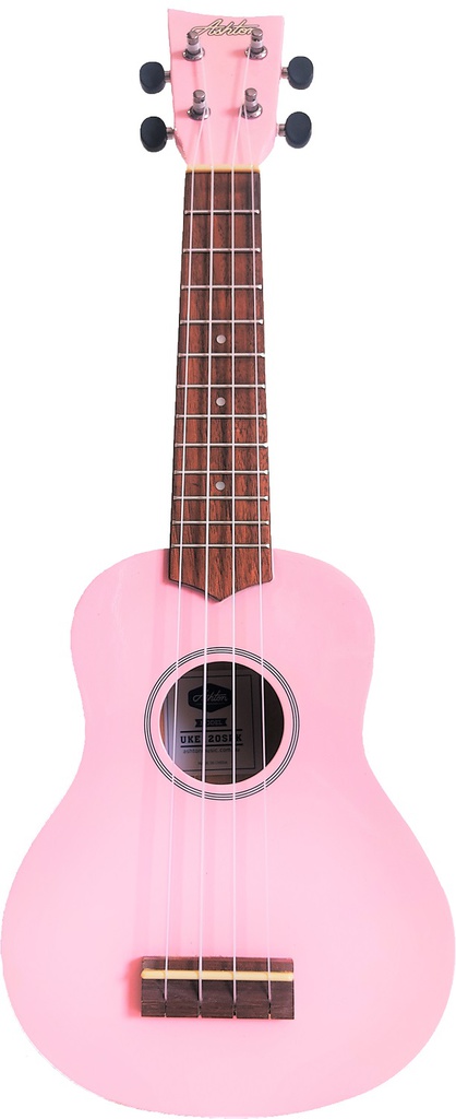 Ashton UKE120 Pink com saco Ukulele Soprano