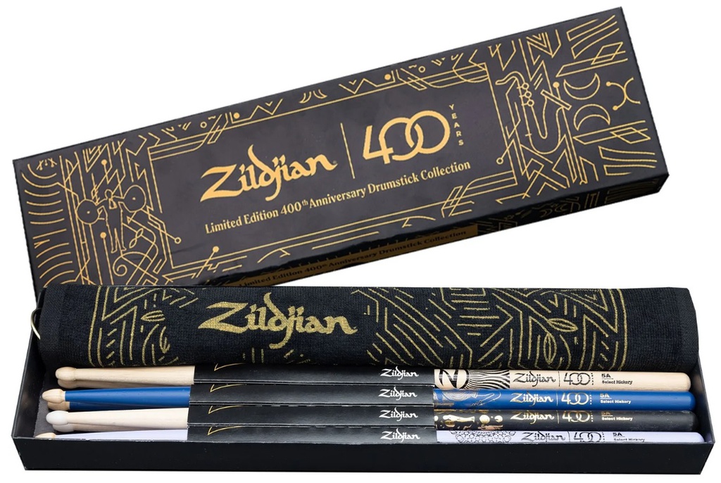 Zildjian Bundle Baquetas Edição Limitada 400º Aniversário