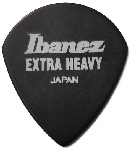 [A/009770] Ibanez Celluloid Small Japan Black Pick, Extra Heavy, 1.2mm