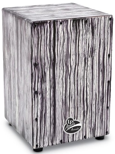 [A/004285] Latin Percussion Aspire Accents Cajon LPA1332-WS White Streak