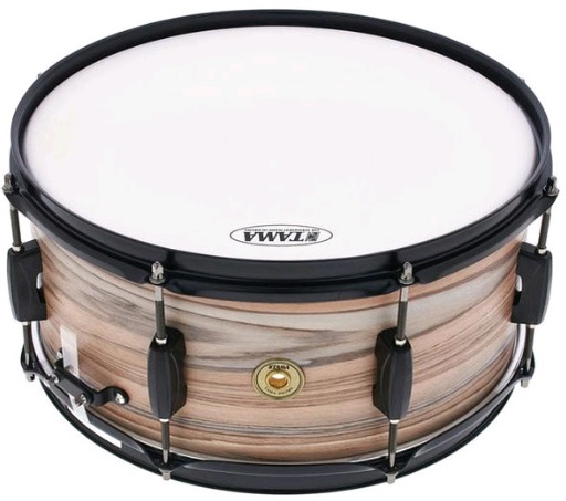 [A/010241] Tama Woodworks WP1465BK-NZW 14"x6.5" Natural Zebrawood Wrap