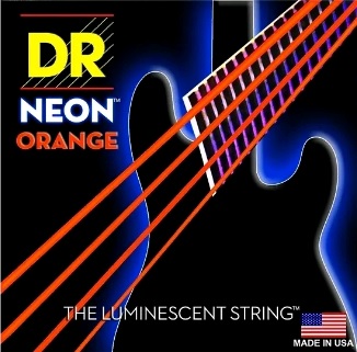 [A/010394] DR Strings NOB-45 Hi-Def Neon Orange 45-105