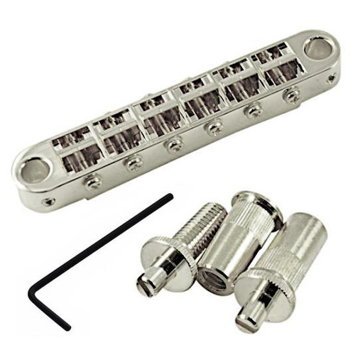 [A/010438] TonePros T3BT-N TUNEOMATIC 6mm Posts Nickel