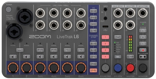 [A/010787] Zoom LiveTrak L-6
