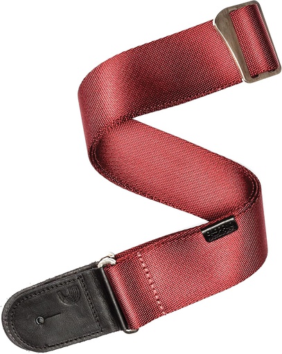 [A/011037] Daddario 50PRW01 Premium Woven Strap Vermelho