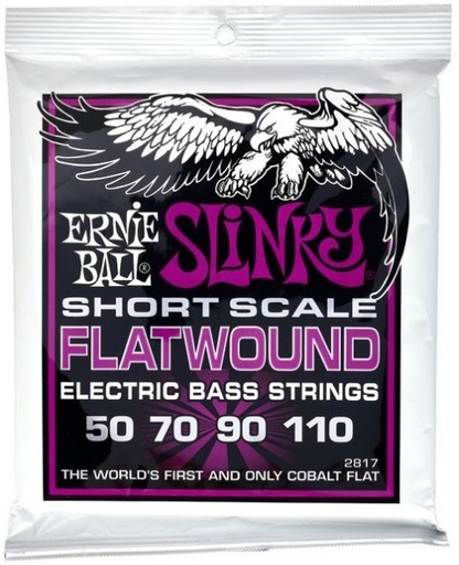 [A/011370] Ernie Ball 2817 Flatwound Short Scale 50/110