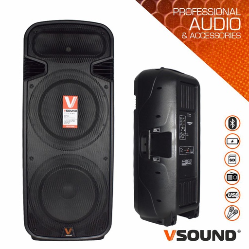 [A/011393] VSound VSSP215, 2x15", 1000W