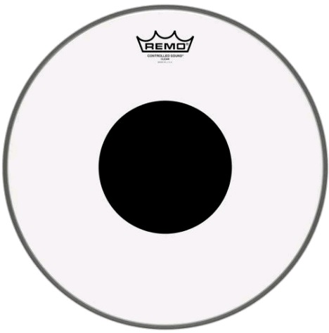 [A/011397] Remo Controlled Sound Clear 16" Black Dot