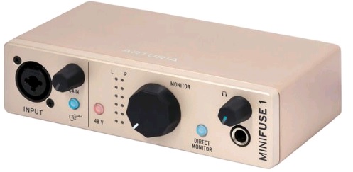 [A/011586] Arturia MiniFuse 1 Champagne