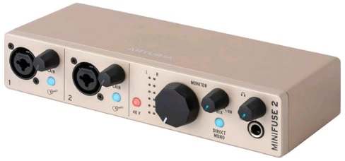 [A/011588] Arturia MiniFuse 2 Champagne